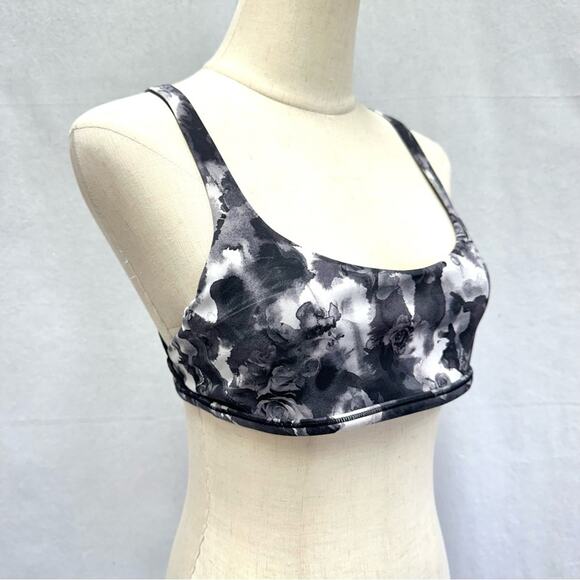 Lululemon Free To Be‎ Zen Bra Mini Obscurred Black Dusty Mauve/Black size 8 - Picture 7 of 14